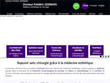 Tablet Screenshot of docteurgermain.com